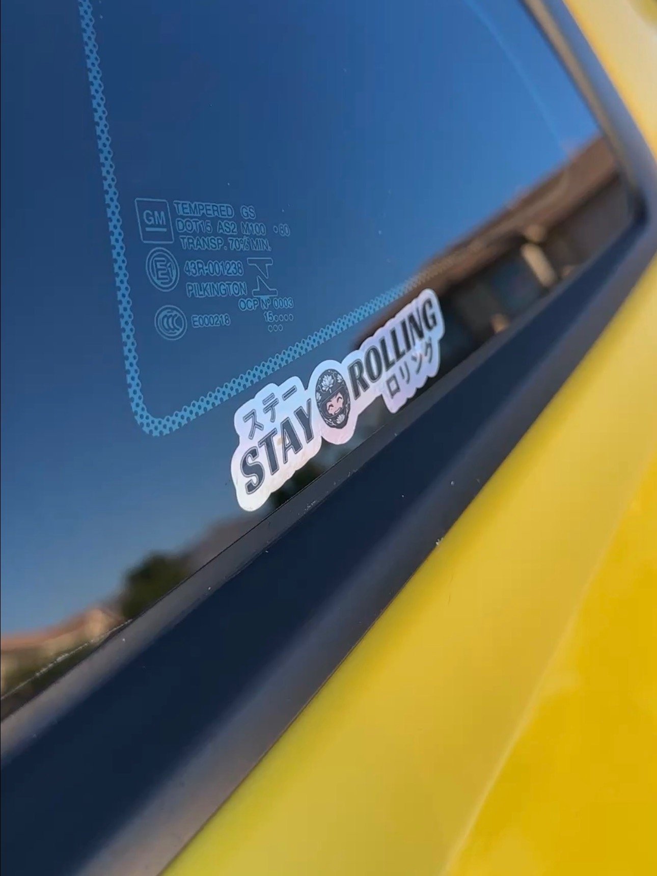 "Stay Rolling" Holographic Sticker product image (7)