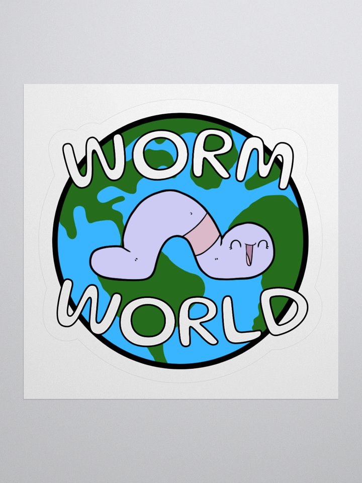 Worm World Sticker product image (1)