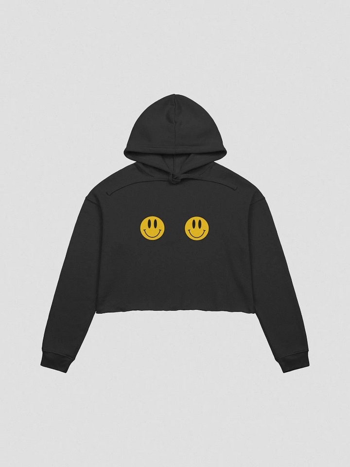 Smiley Cropped Hoodie product image (1)