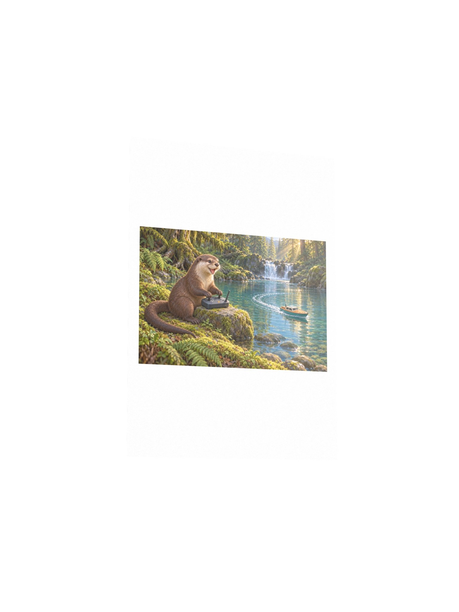 Ripple Pilot Small Art Print product image (3)