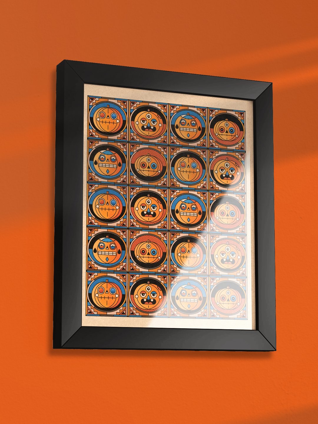 Weird Pumpkins | Framed Print product image (2)