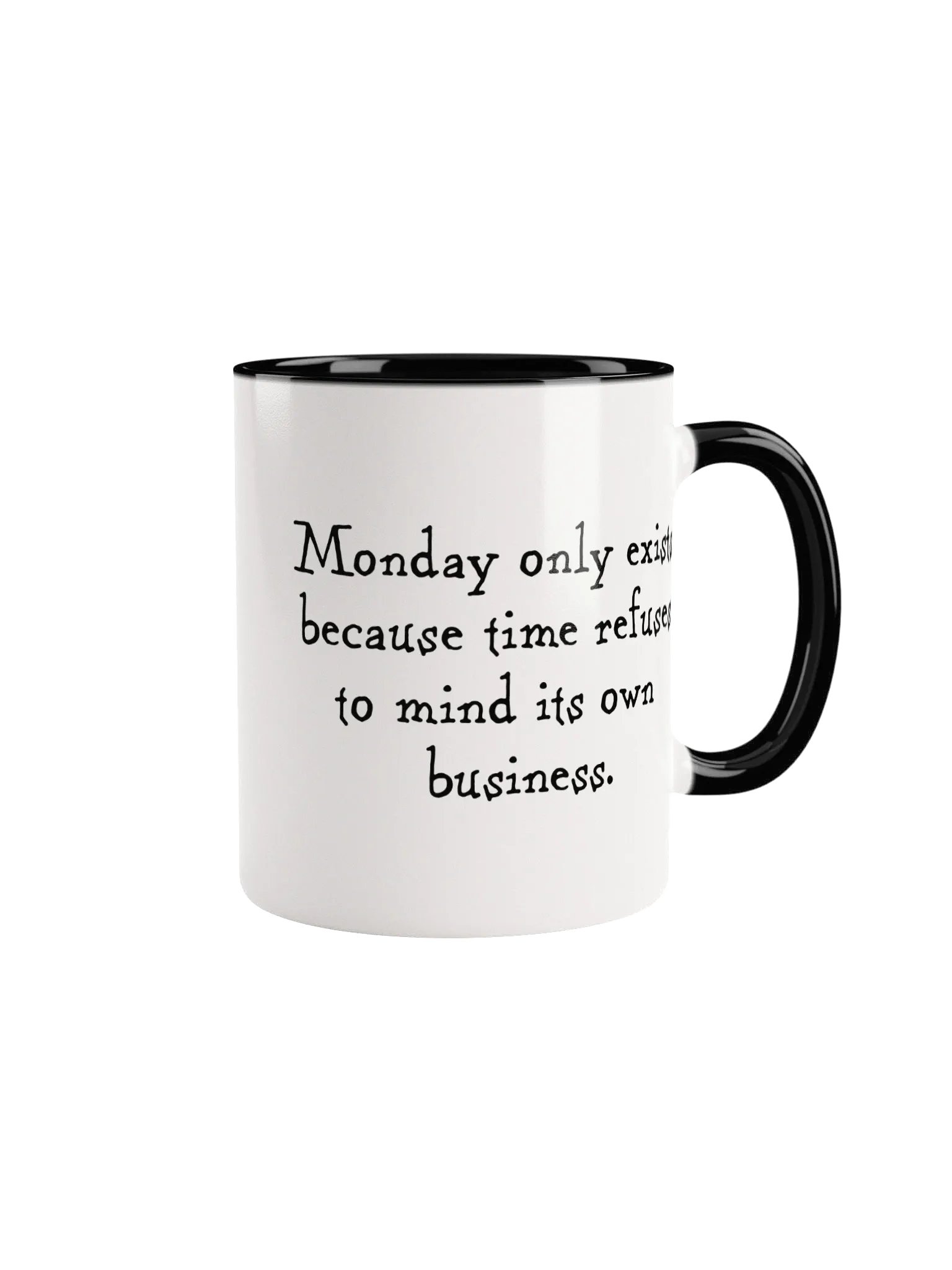 Monday Exists Mug – Because Time Won’t Take a Hint product image (2)