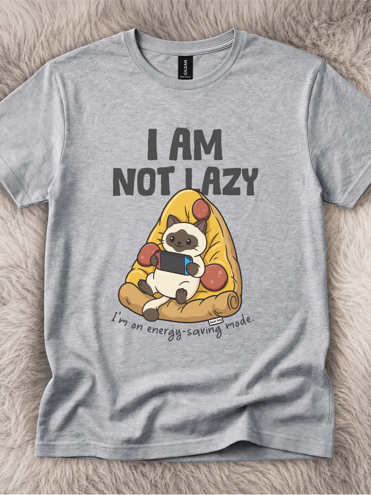 I am not Lazy Siamese Cat Shirt product image (1)