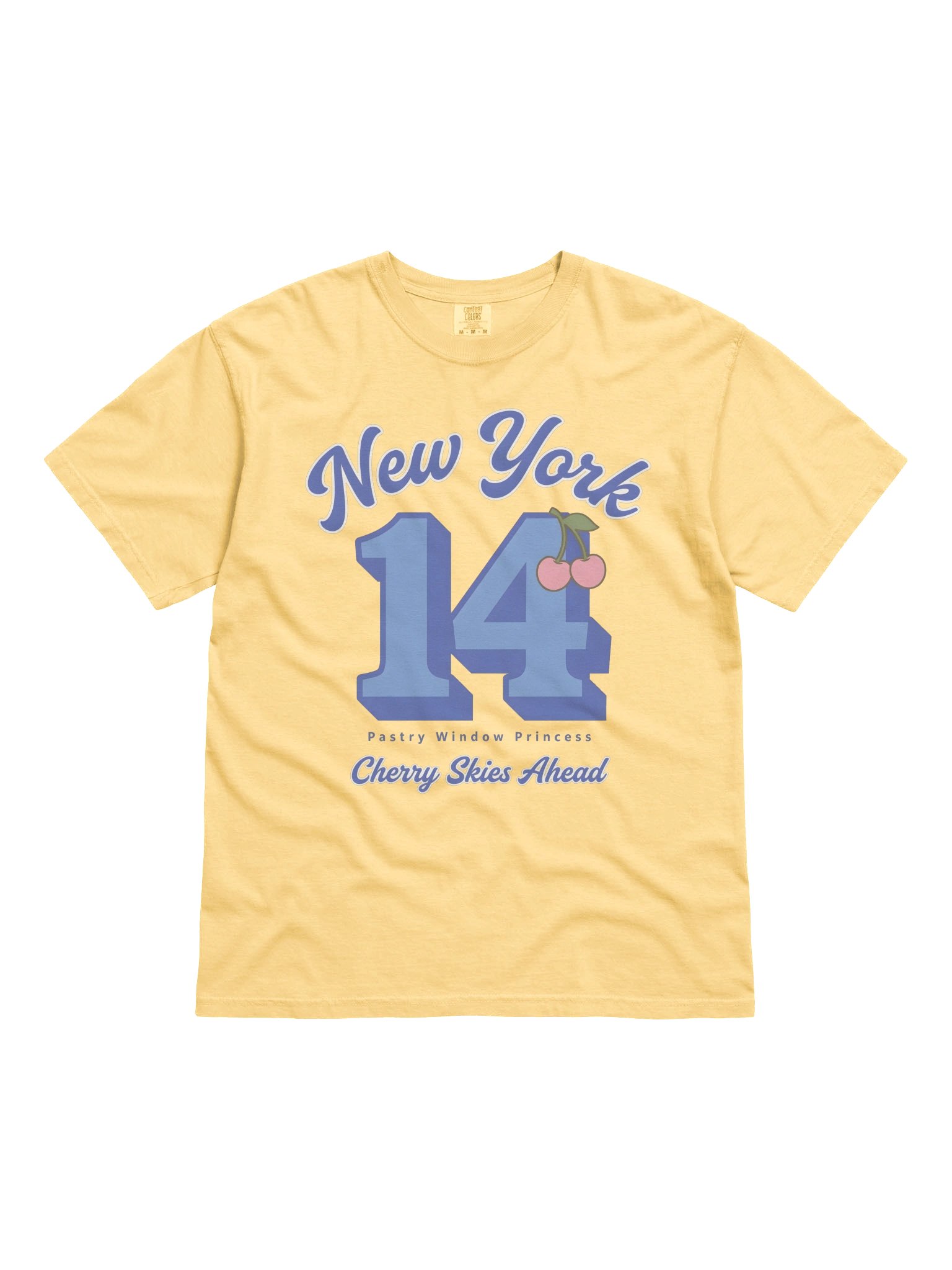New York 14 - Cherry Skies Ahead | Pastry Window Princess Shirt product image (1)