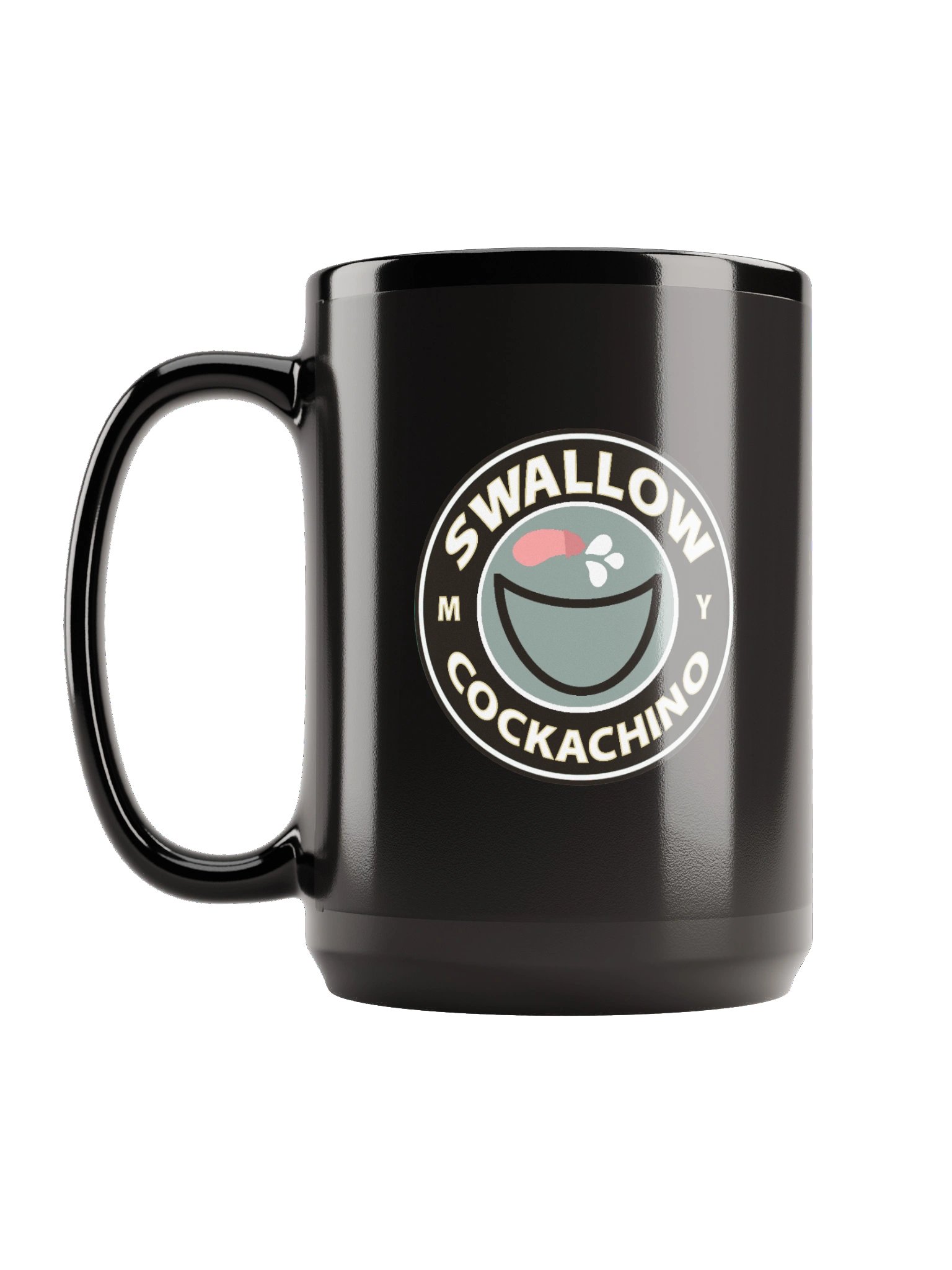 Swallow My Cockachino Mug (black) product image (6)