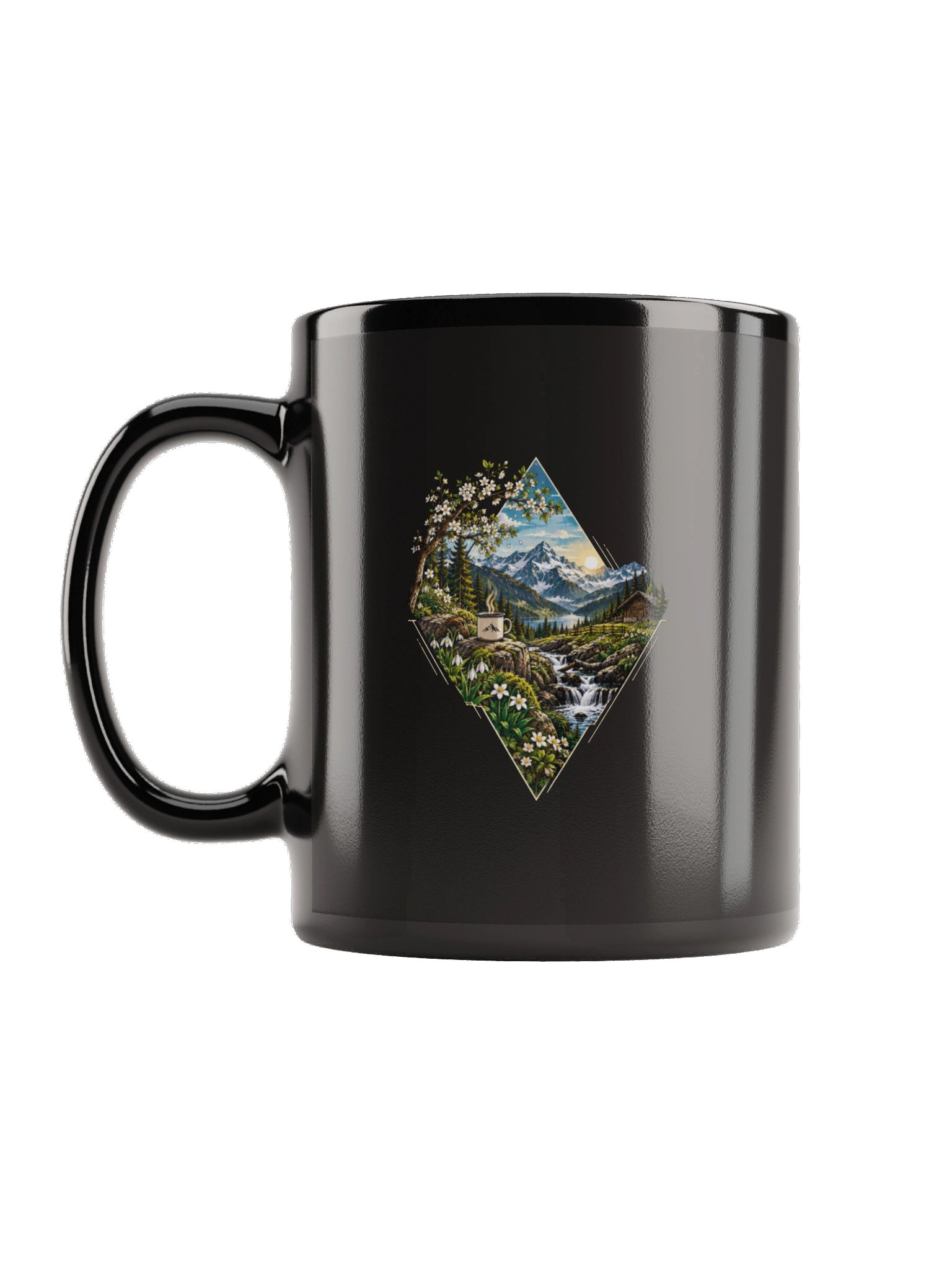 Mountain Spring – Coffee & Wildflowers Mug product image (1)