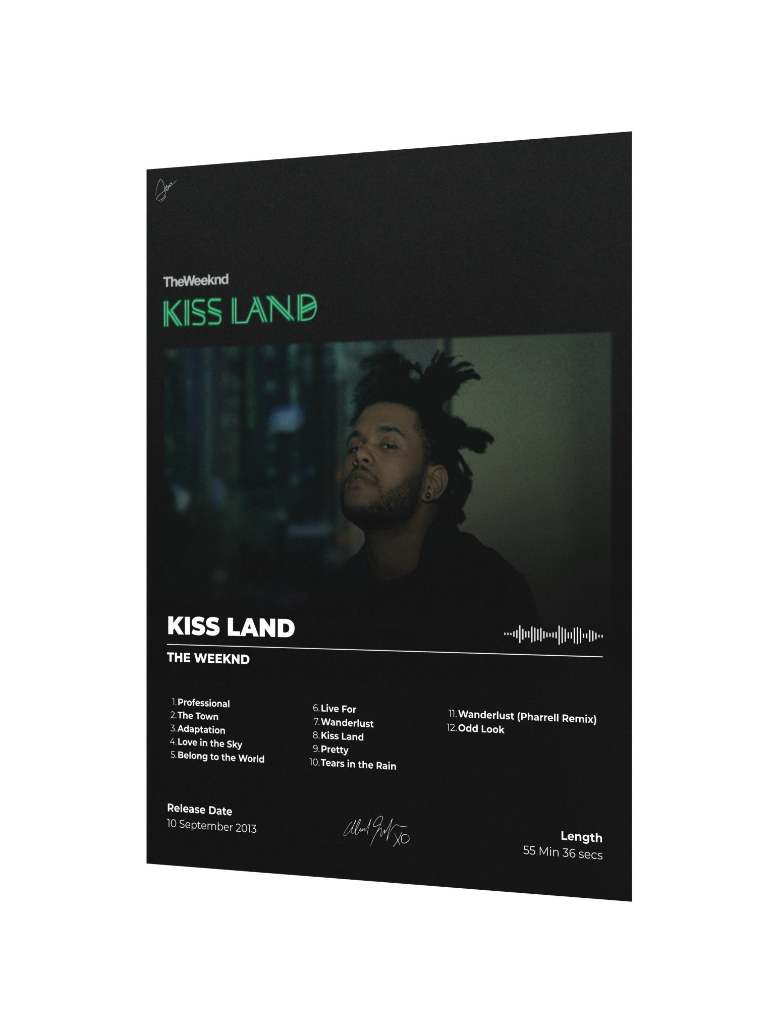 The Weeknd Kiss Land Poster product image (3)