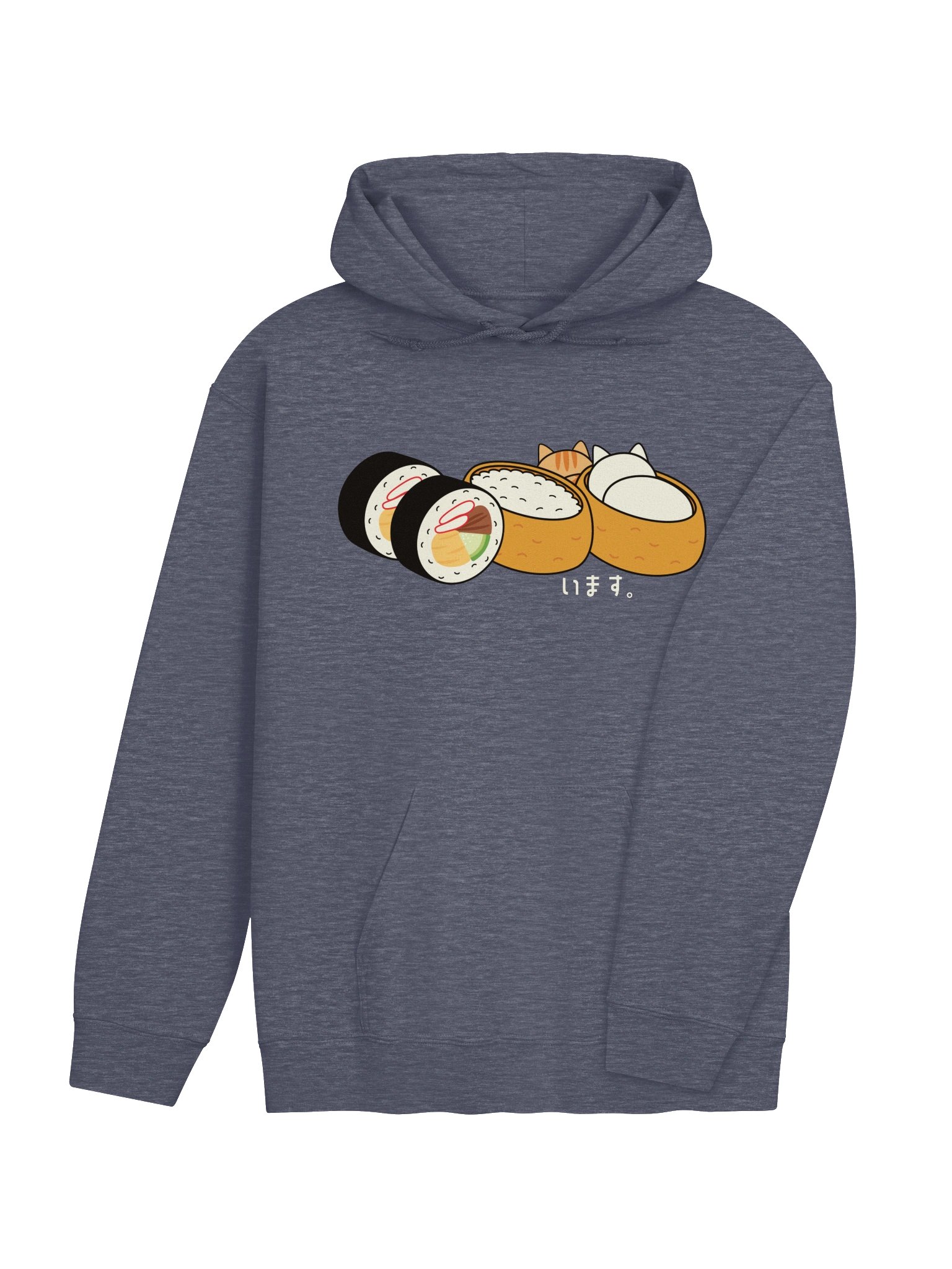 Inari Sushi and Futomaki Cat - Unisex Adult Hoodie product image (3)