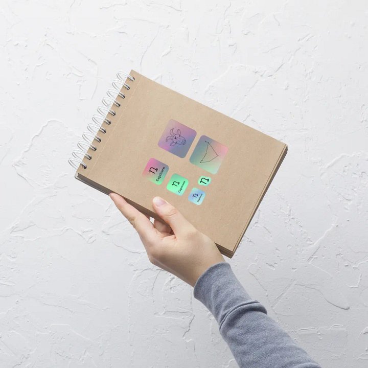 Zodiac Capricorn - Holographic Sticker Set product image (2)