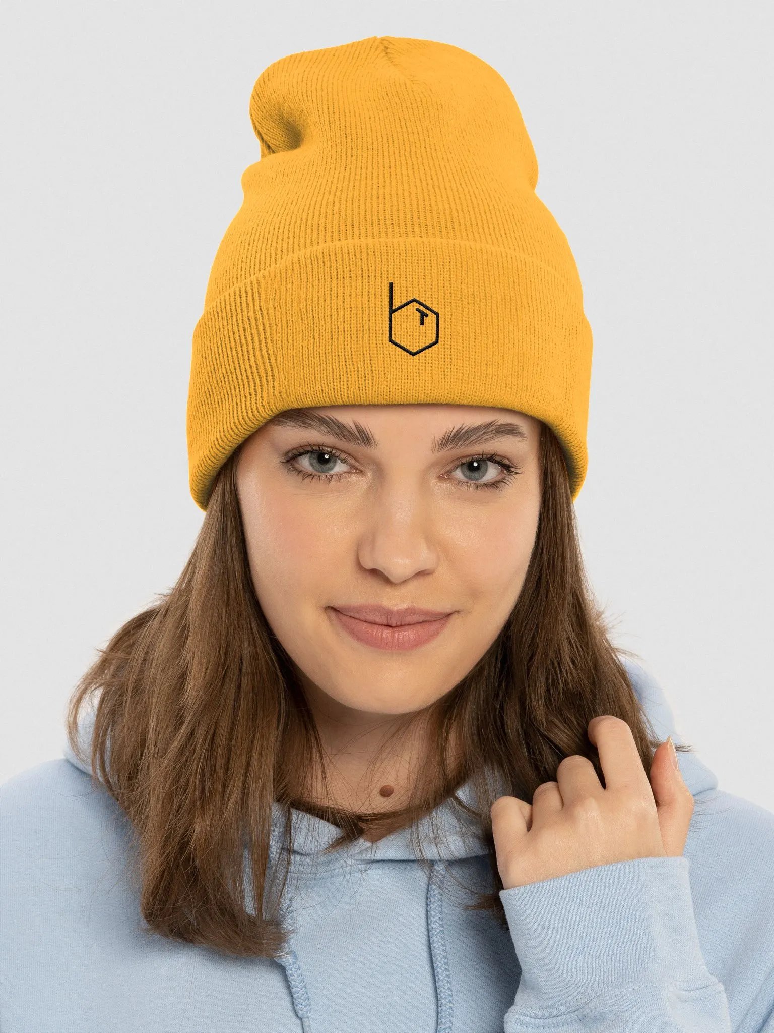 Yellow 'BT' Logo Beanie product image (3)