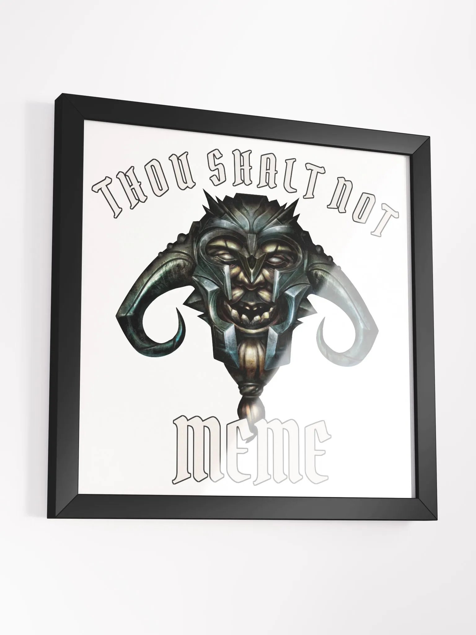 Thou Shalt Not Meme Framed Poster product image (3)