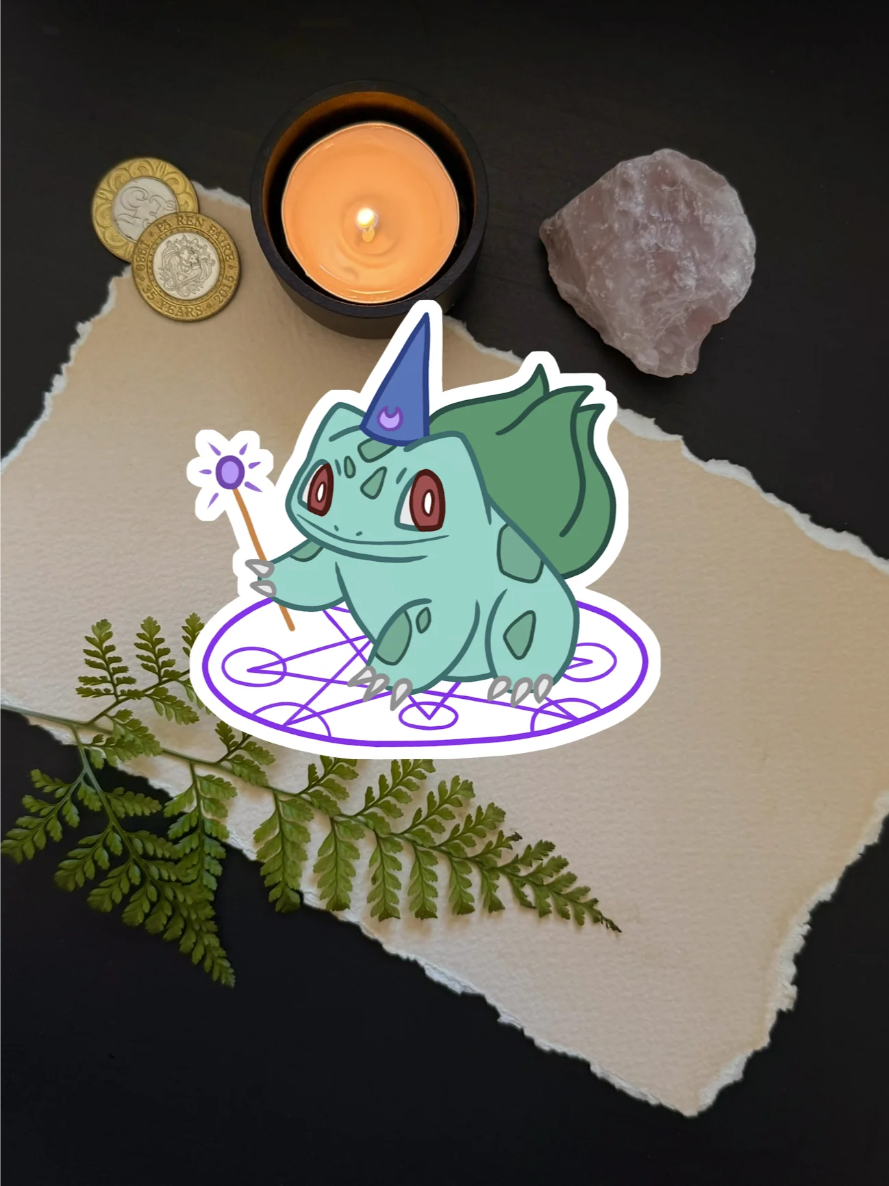 Bulbous Dinosaur - Summoning Pocket Friends 2.75" Sticker product image (1)