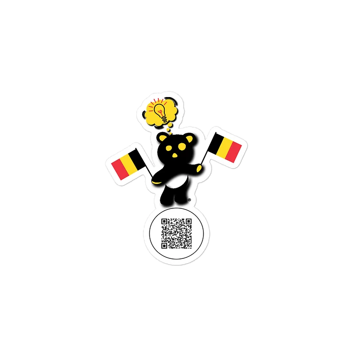 Belgium — Country Bear Sticker | BehrBrained Media product image (2)