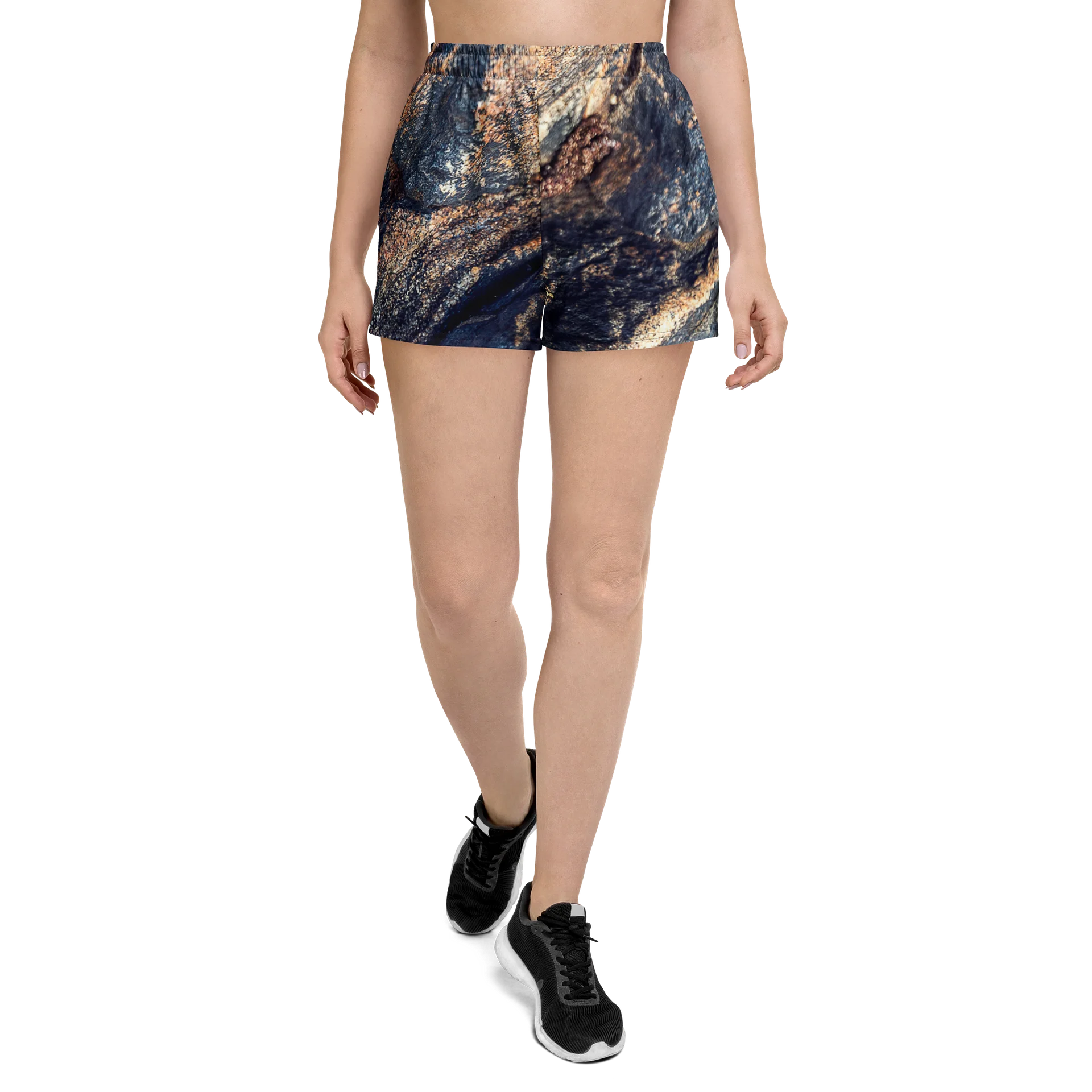 Obsidian Vein Unisex All-Over Print Lightweight Athletic Shorts product image (1)