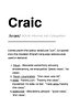 The Definition Of Craic High-Res Digital Download [Ready To Print]