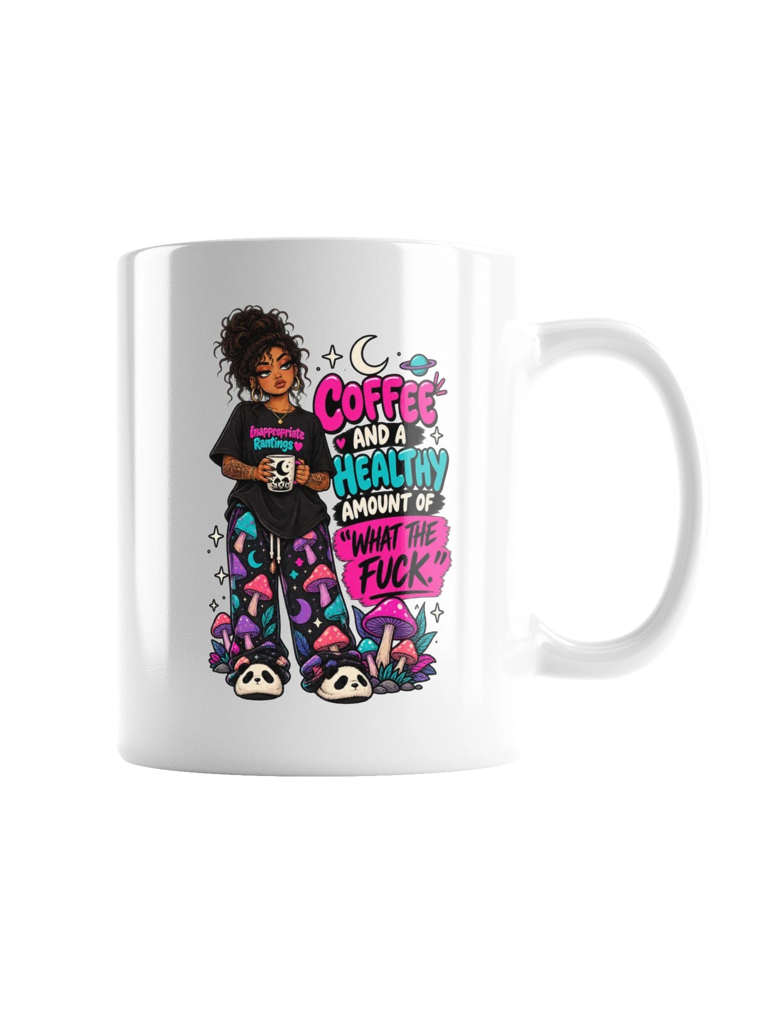 Coffee and a Healthy Amount of What the Fuck Mug product image (3)