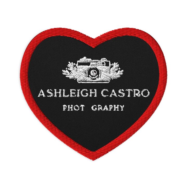 Botanical Camera Logo Heart Patch product image (1)
