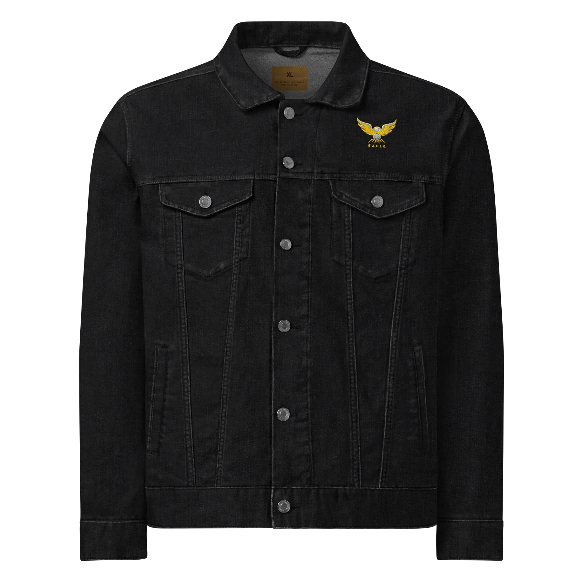 Eagle Unisex Threadfast Denim Jacket - Heavyweight, Bold Style, Black Denim & More product image (1)