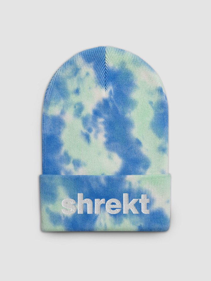 Shrekt Tie-dye beanie product image (1)
