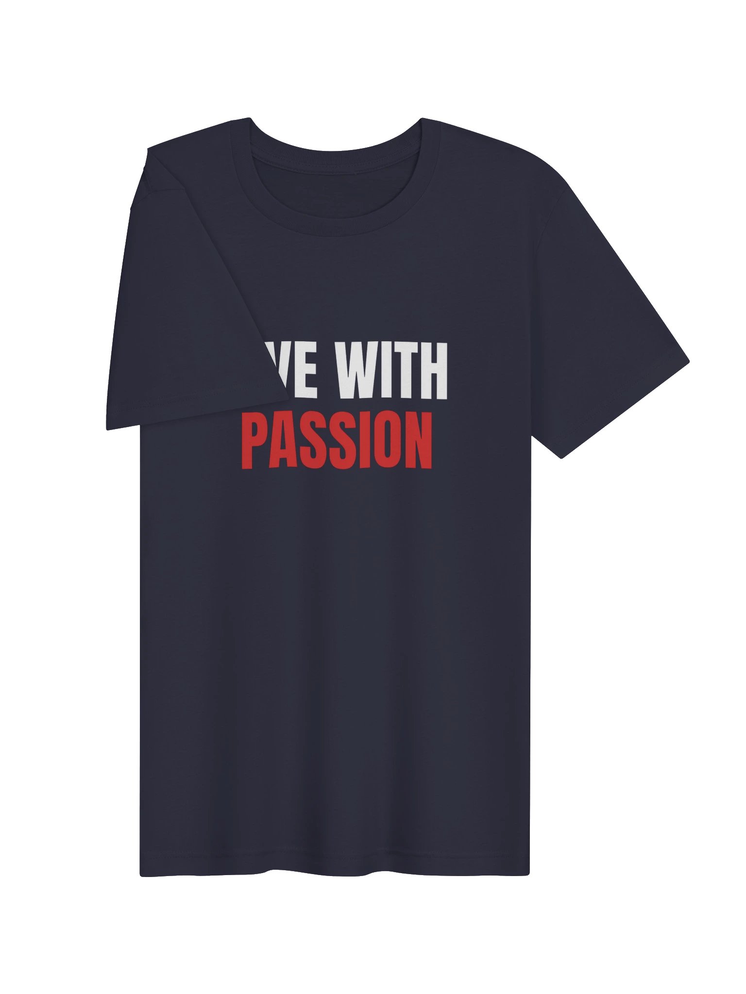 Live With Passion T-Shirt, Navy product image (3)