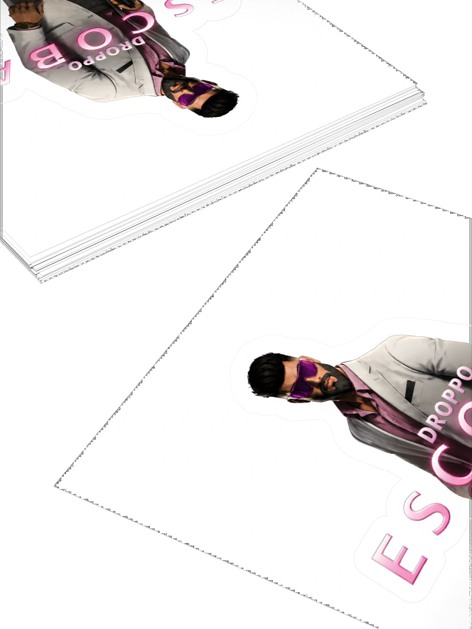 Droppo Escobar 007 Style Peel Sticker product image (4)