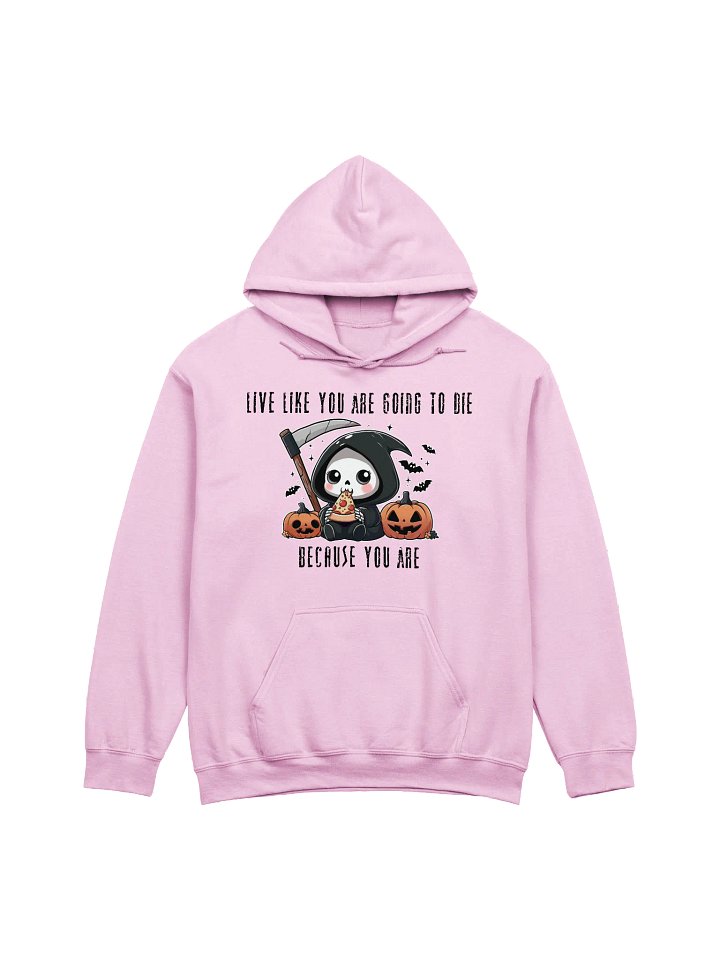 Grim Pizza Party Unisex Hoodie - Light Colors product image (6)