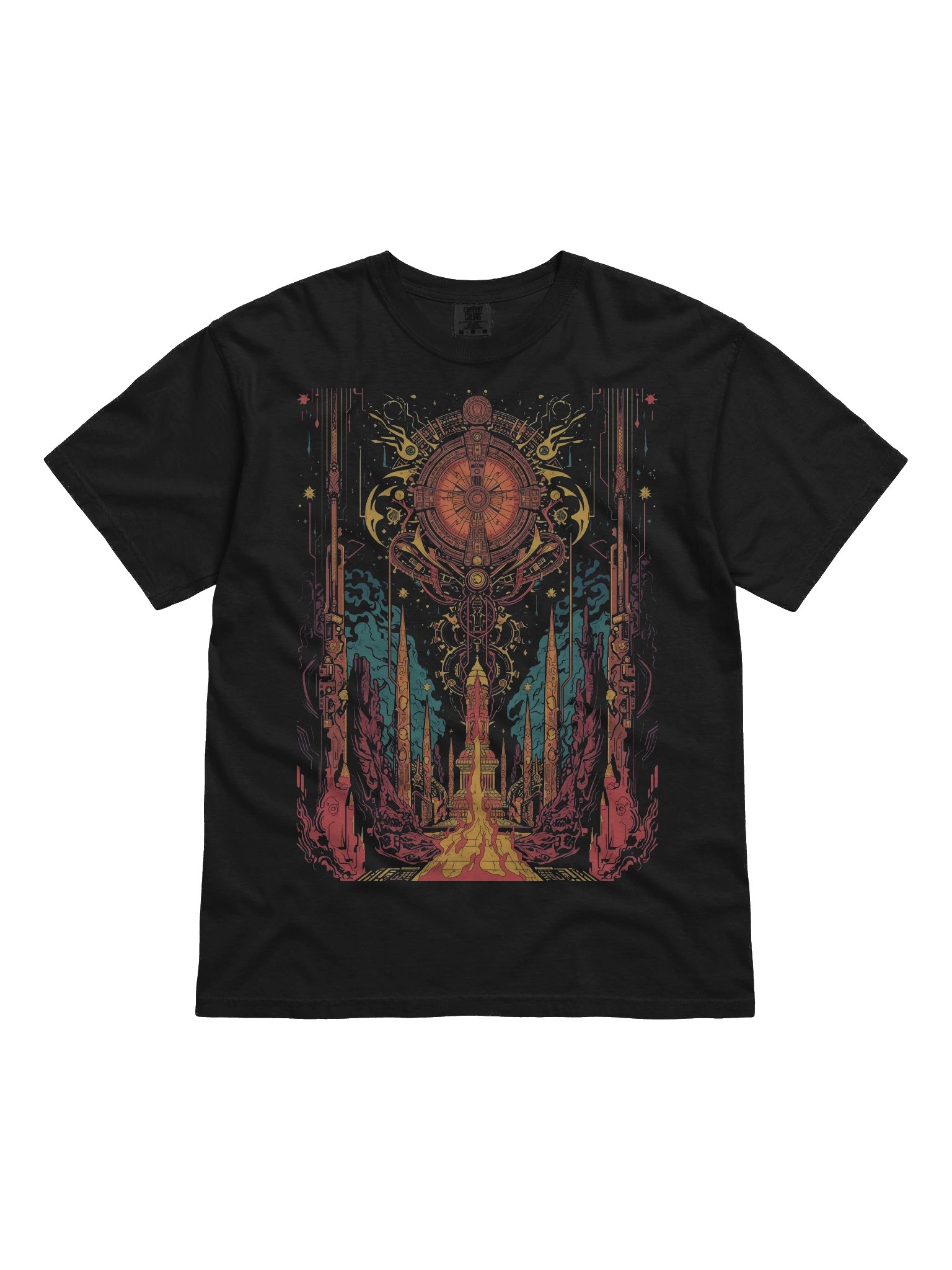 Cosmic Symmetry Heavyweight T-Shirt product image (1)