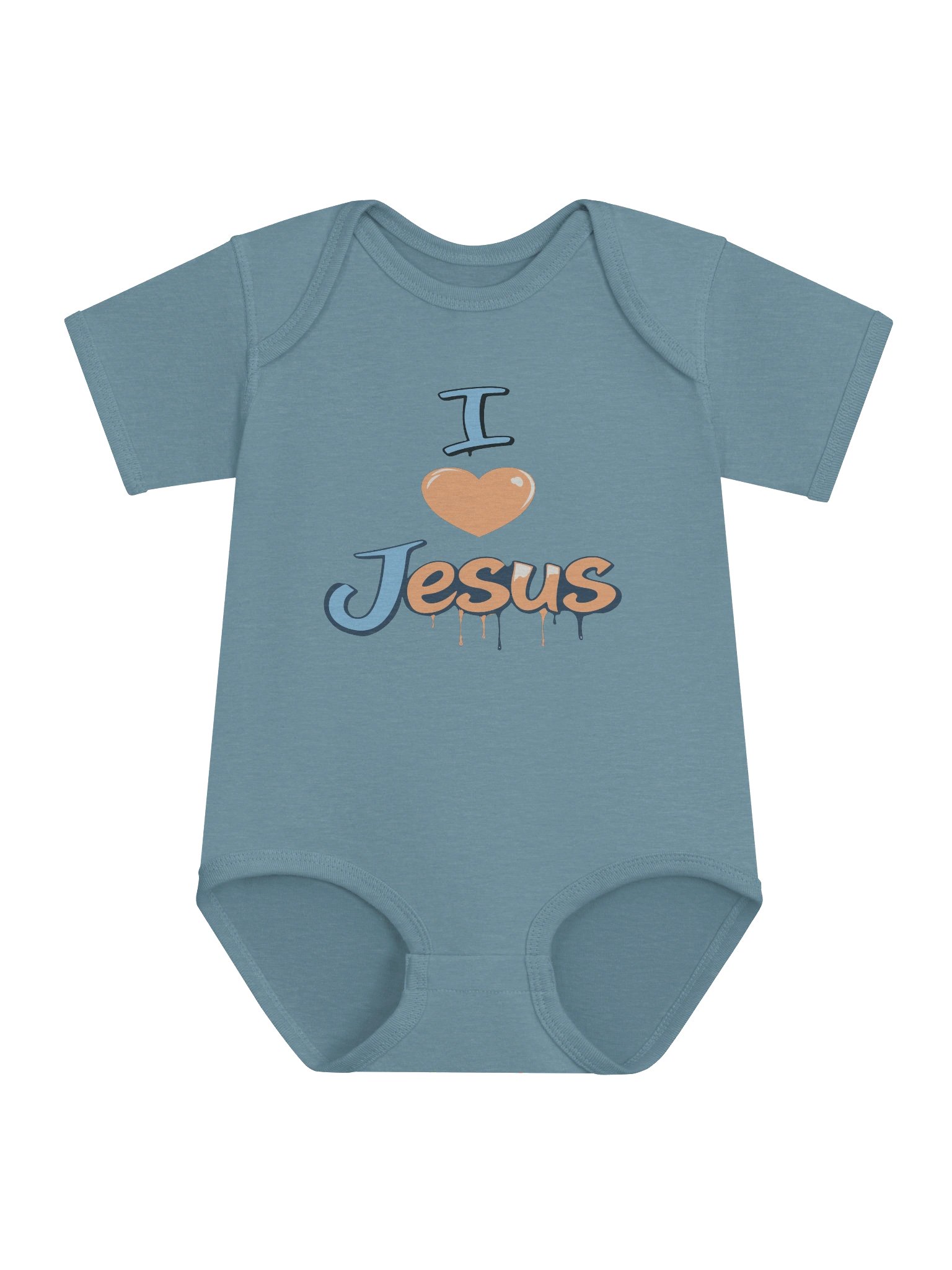 I Love Jesus Baby Bodysuit product image (2)