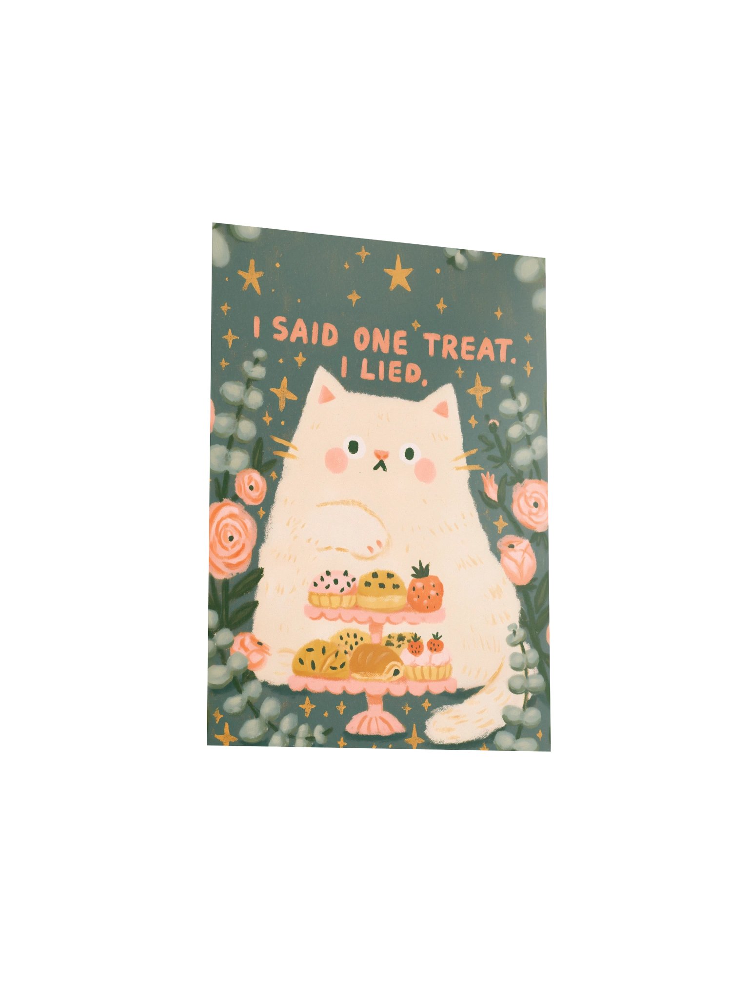I Said One Treat, I Lied Cat Poster product image (20)