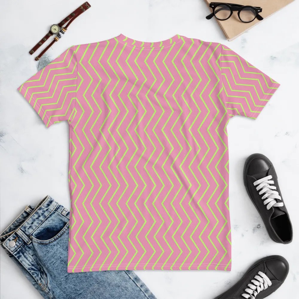 Zigzag Zest Women's Crew Neck T-Shirt product image (5)