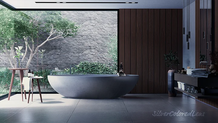 Modern Bathroom 3D Model product image (1)