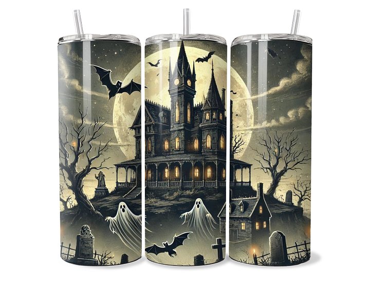 Haunted Manor Tumbler - 20oz Stainless Steel product image (1)