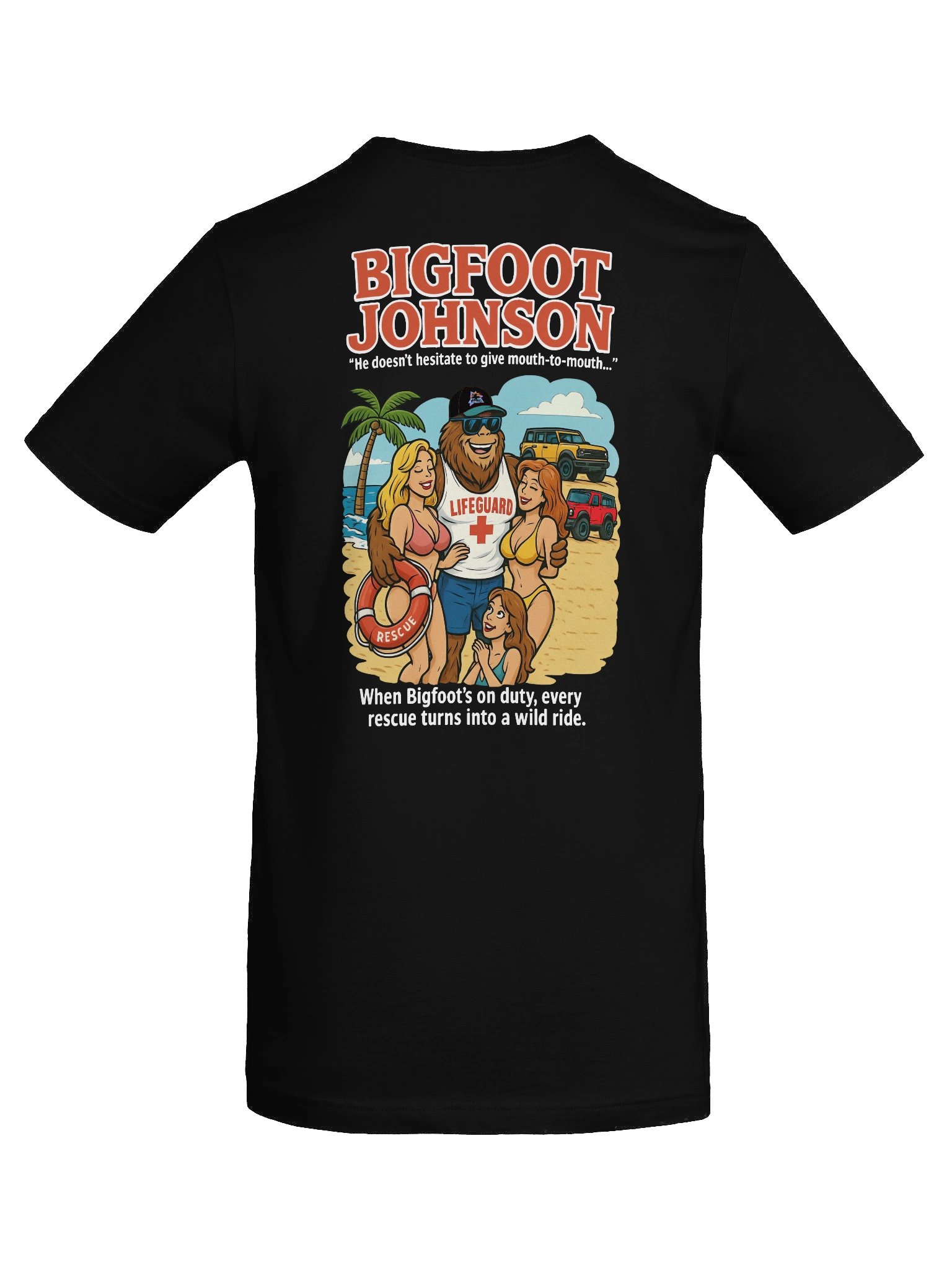 Bigfoot Johnson Lifeguard Tee (Black) product image (8)