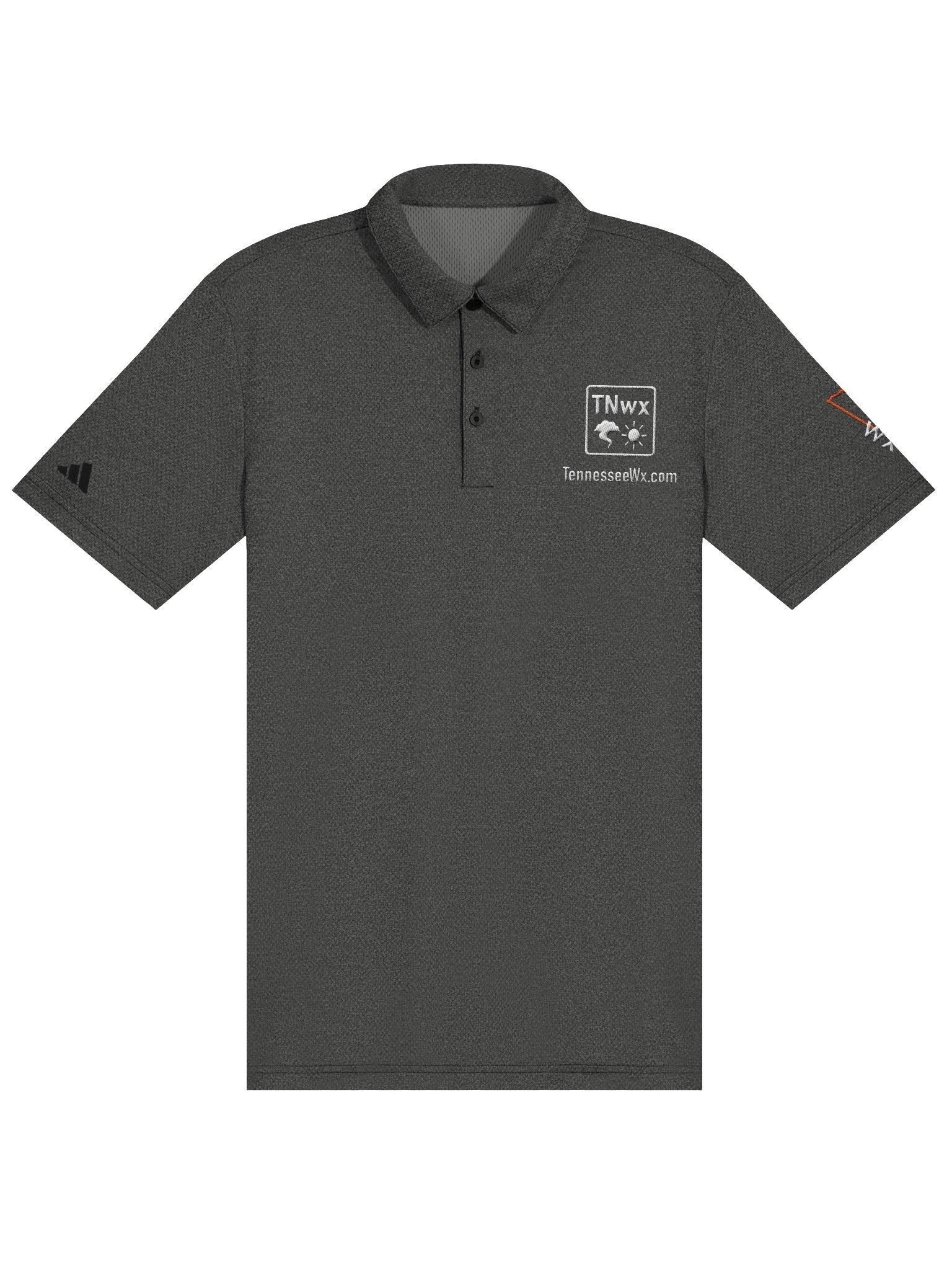 TNwx Tornado Sun Embroidered Badge Adidas Polo product image (3)