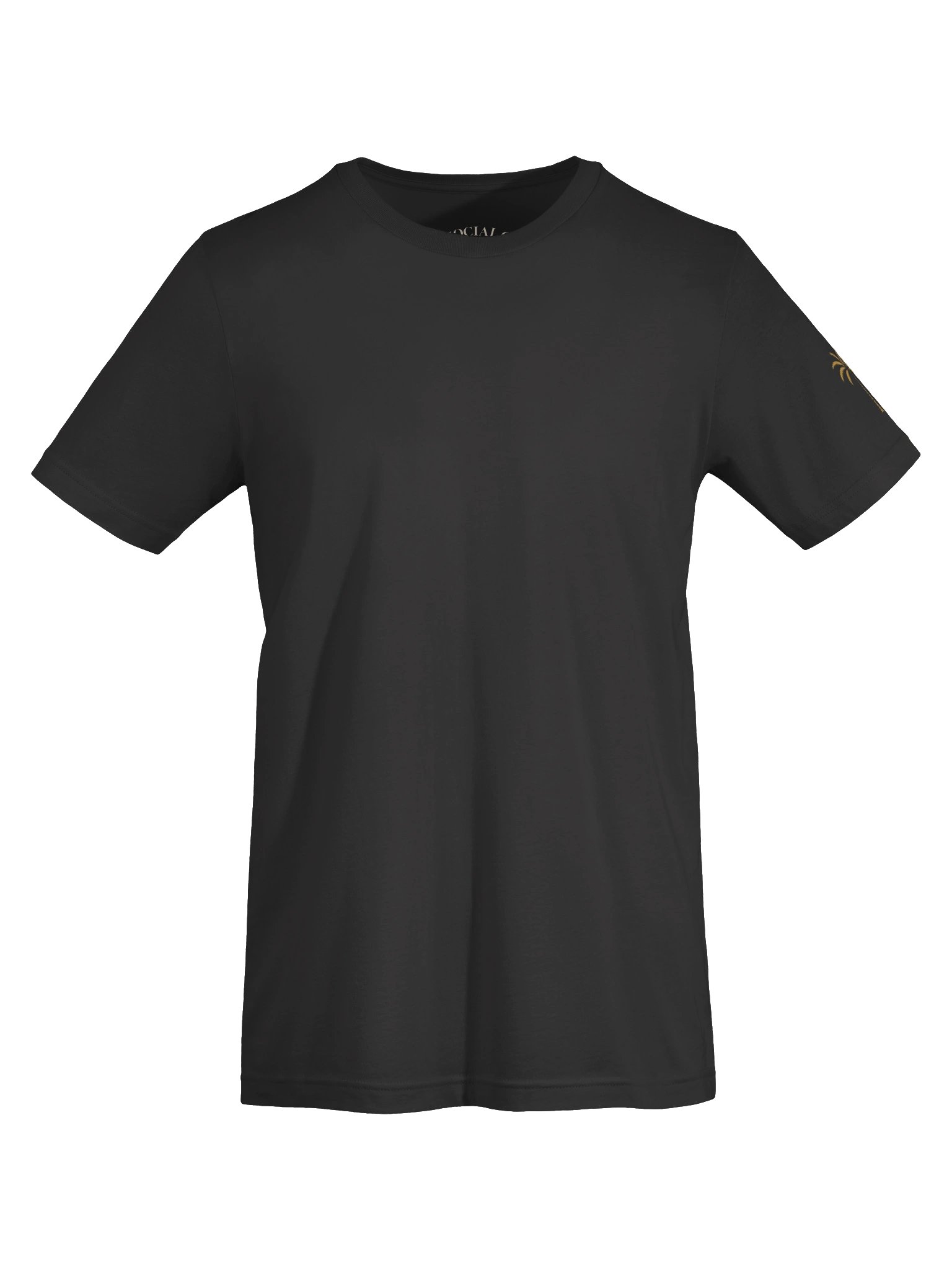 LL Social Co. Here for the Social Essential Tee — Light Logo | Dark Shirt product image (45)