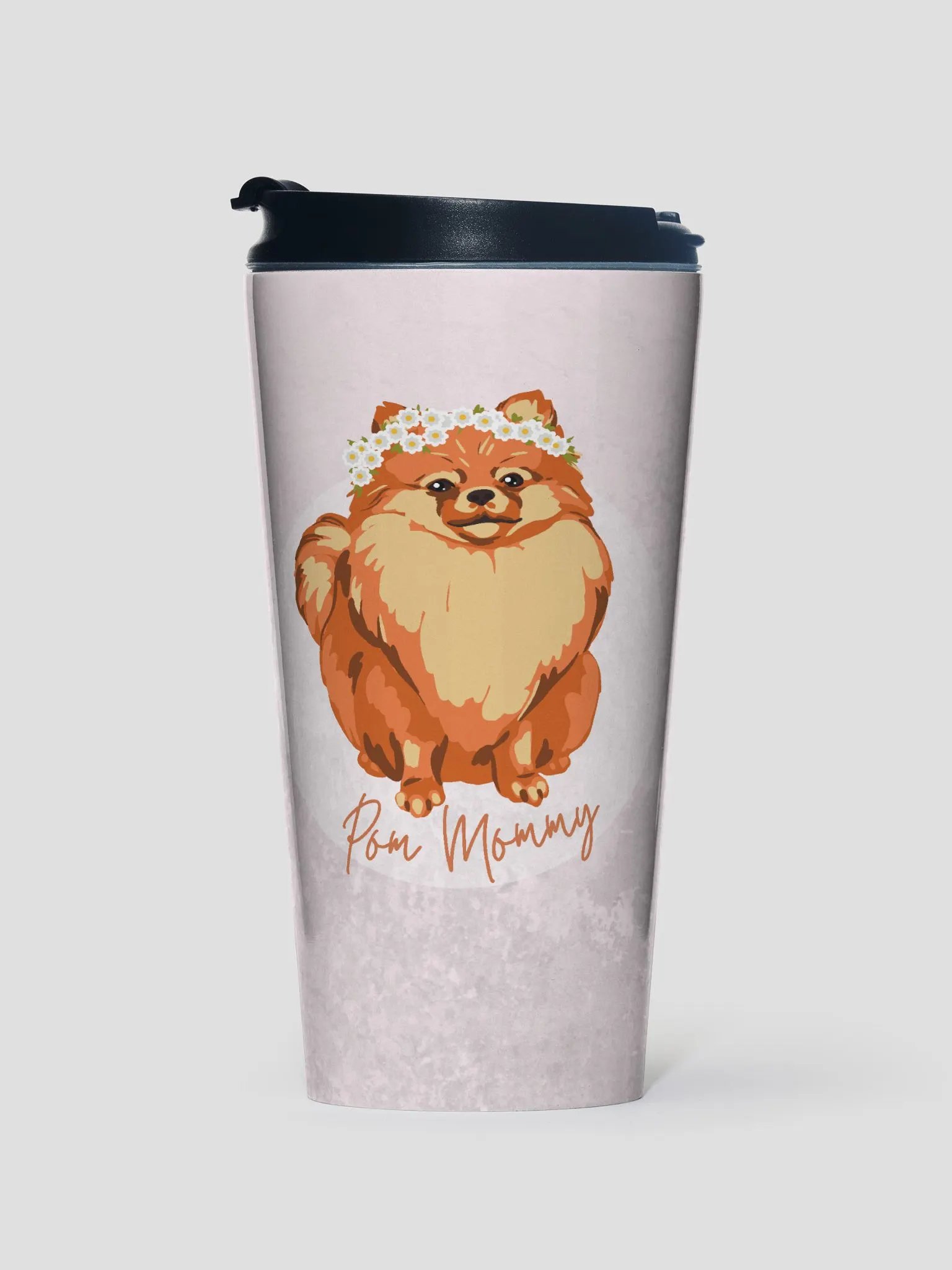 Pomeranian Mommy Stainless Steel Travel Mug product image (1)