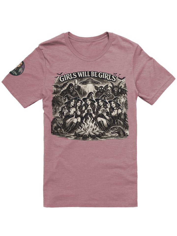 GIRLS WILL BE GIRLS SUPER SOFT T-SHIRT (HEATHERED COLORS PT.2) product image (1)