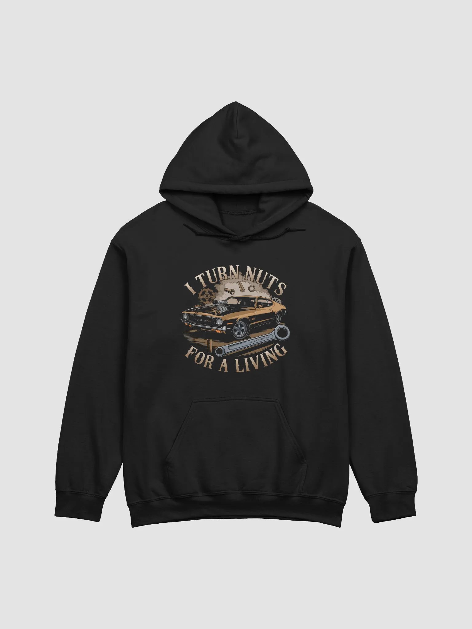 I Turn Nuts for a Living – Funny Mechanic Hoodie product image (1)