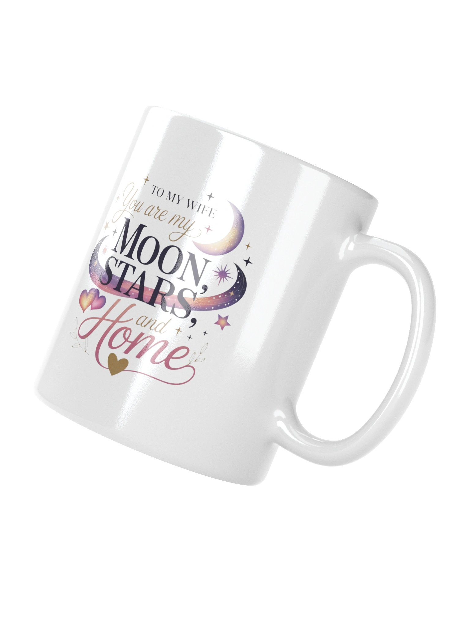 To My Wife You Are My Moon Stars and Home Coffee Mug product image (10)