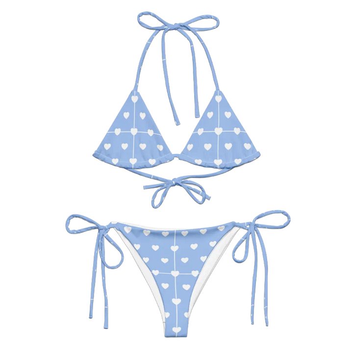 Pastel Heart Seamless Pattern String Bikini - v4 product image (2)