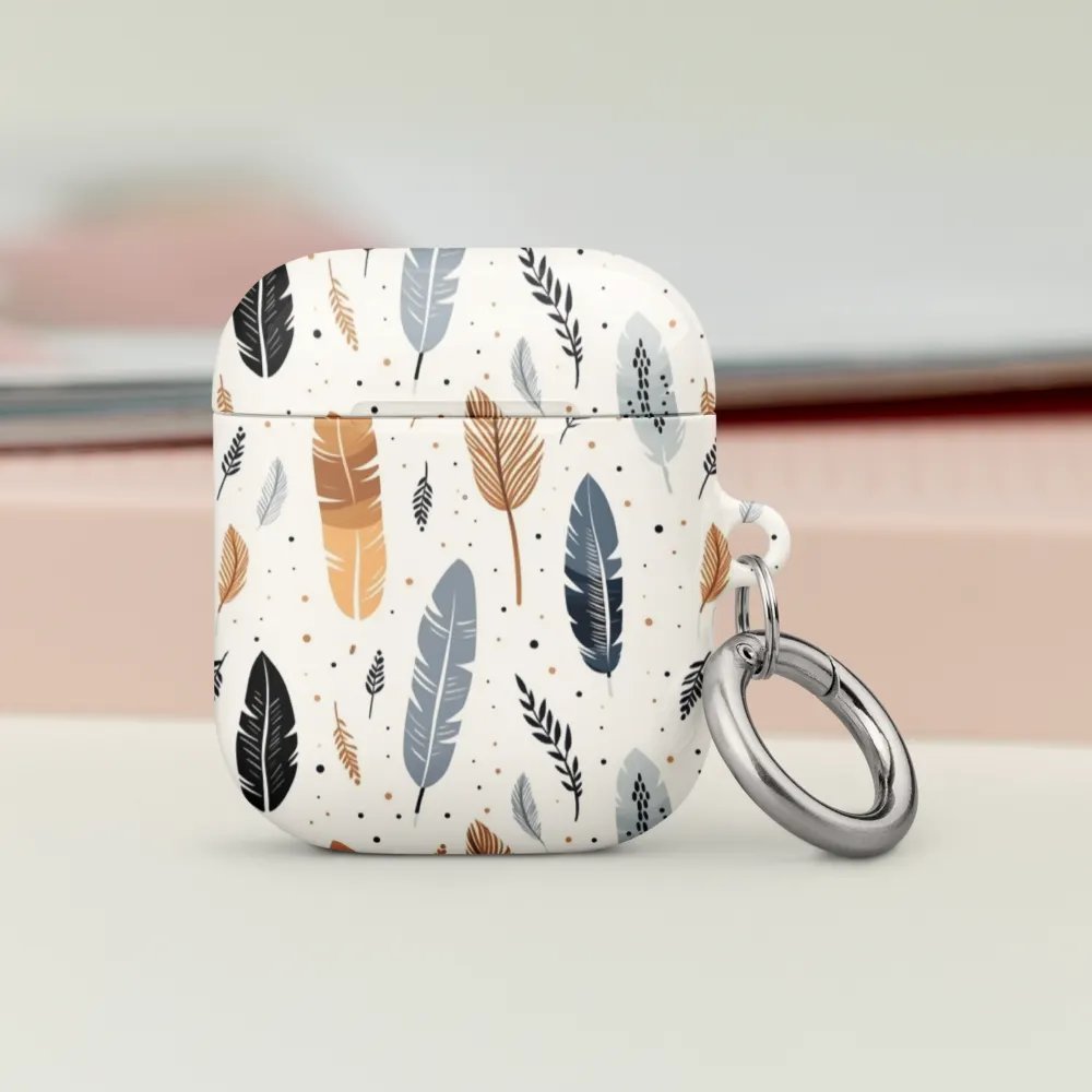 Whispering Feathers All-Over Print AirPods® Case AirPods® Pro Gen 1 and 2 Gen 1 and 2, Gen 3 Cases. product image (6)