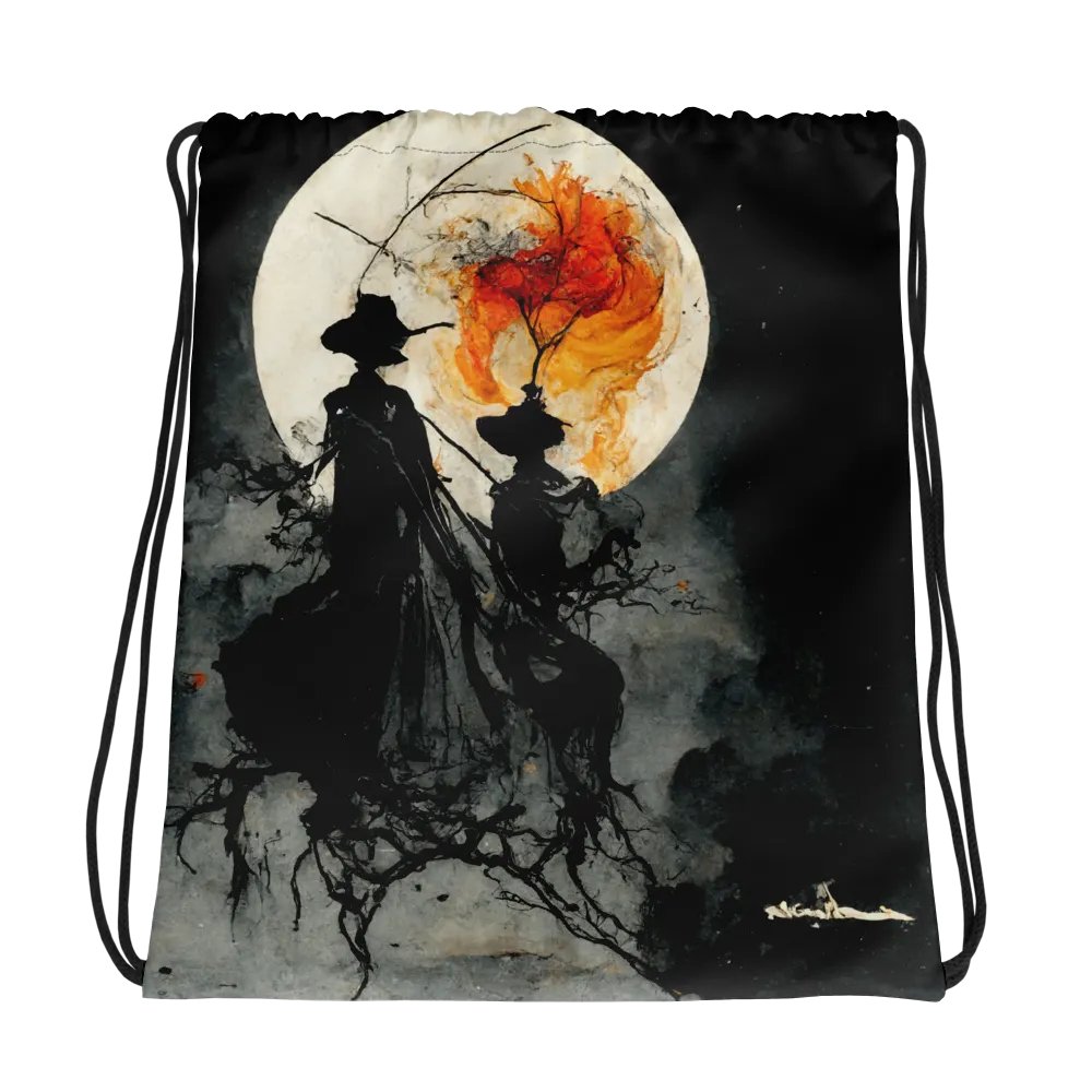 Moonlit Connection Drawstring Bag product image (1)