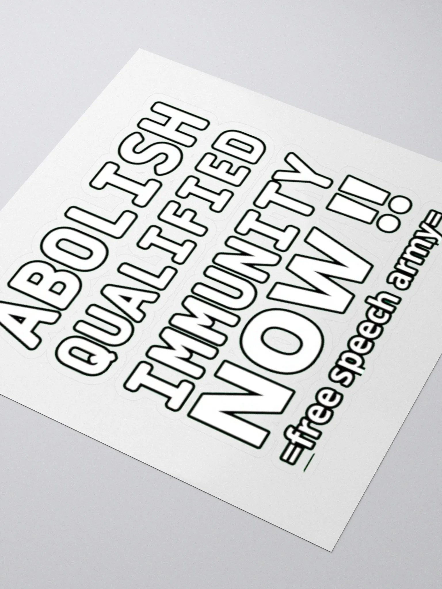ABOLISH QUALIFIED IMMUNITY NOW product image (3)