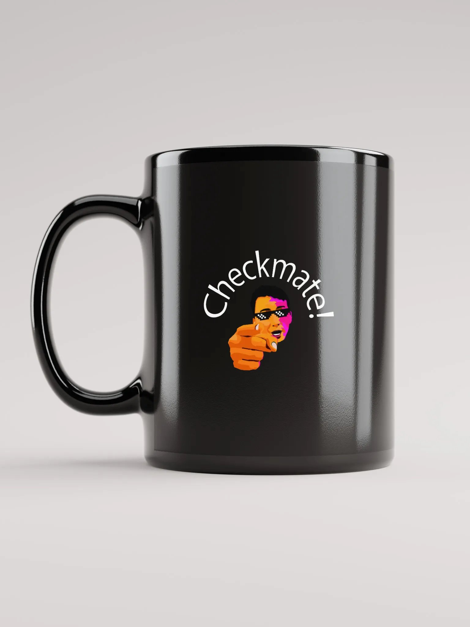 Black "Checkmate!" Cup product image (11)