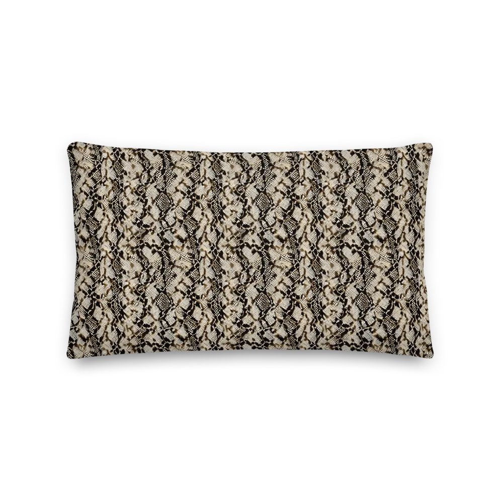 Beige Snake Pattern Pillow product image (2)