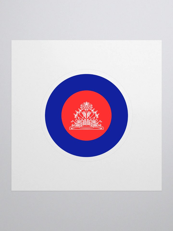 Red and Blue Cockade Stickers product image (1)