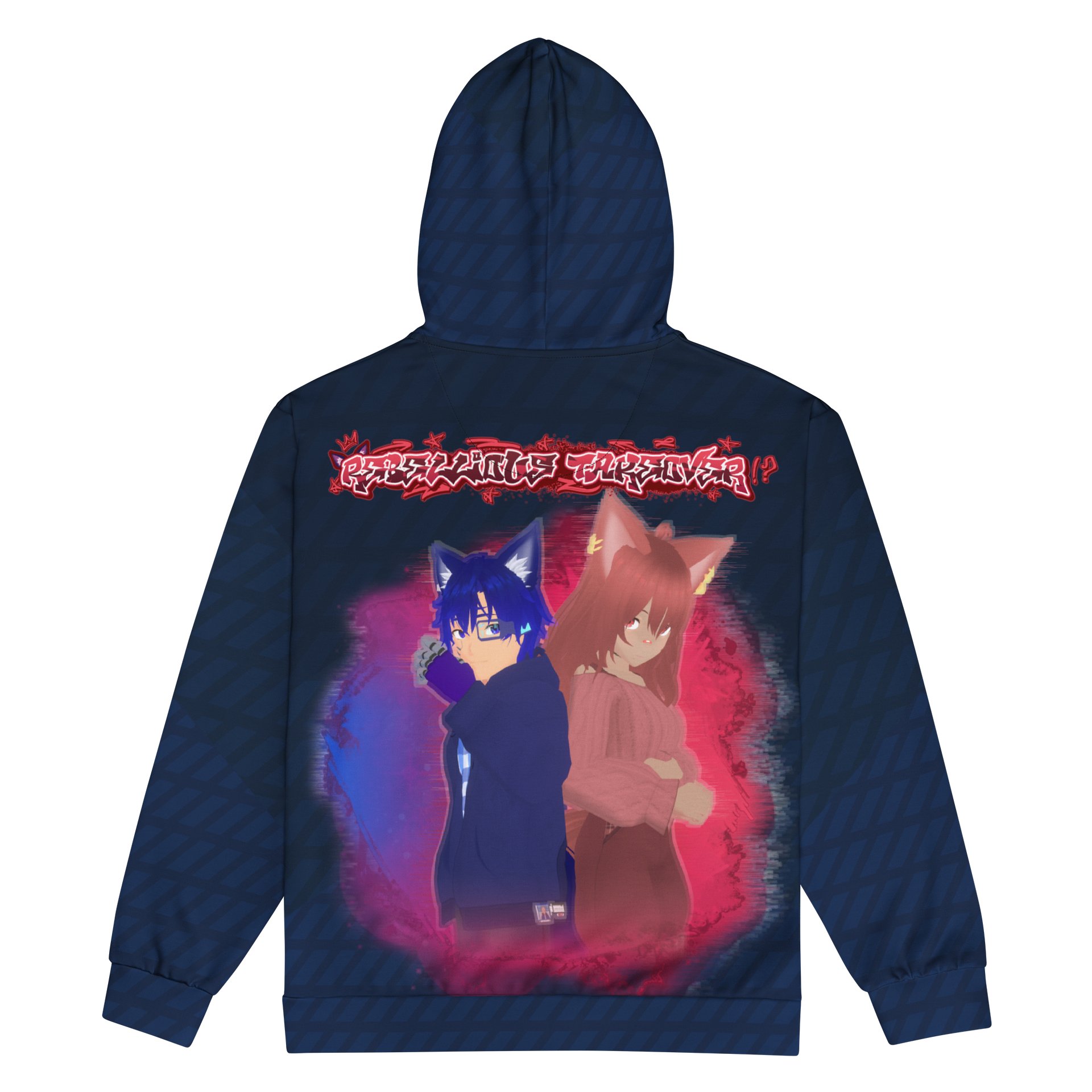 Rebellious Takeover - Deren & Phenn Anniversary Zip-Up Hoodie product image (2)