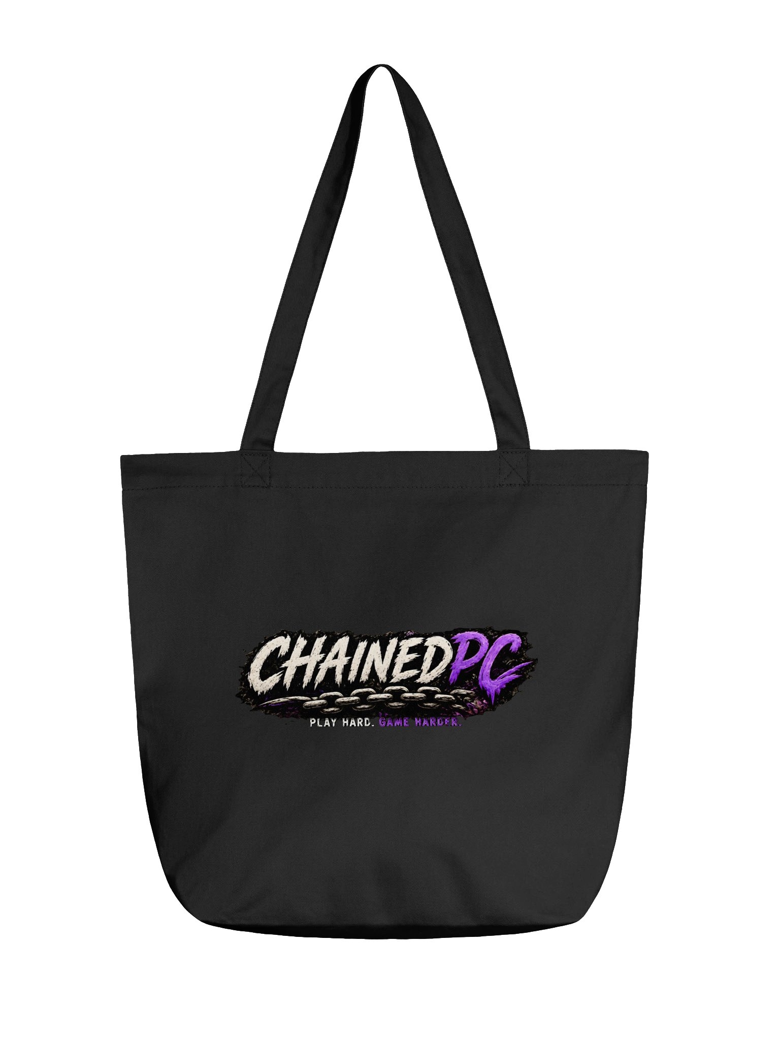 ChainedPc “Play Hard. Game Harder.” Tote Bag product image (1)