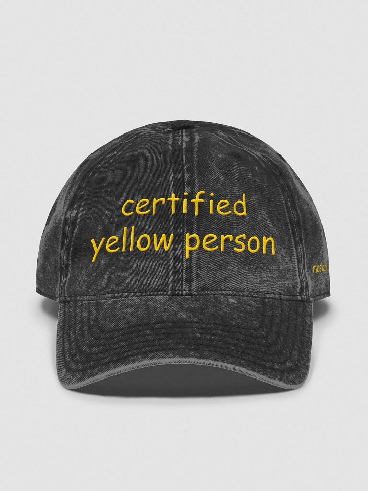 Certified Yellow Person Dad Hat product image (1)