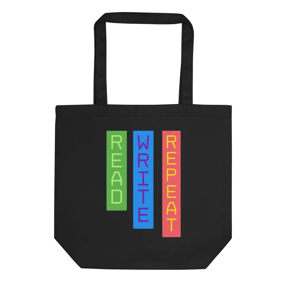 Read, Write, Repeat Tote Bag product image (2)
